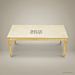 Louis XVI Gilded Wood Salon Coffee Table with Marble Top