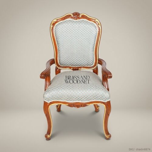 Rocaille Carved Walnut Dining Chair