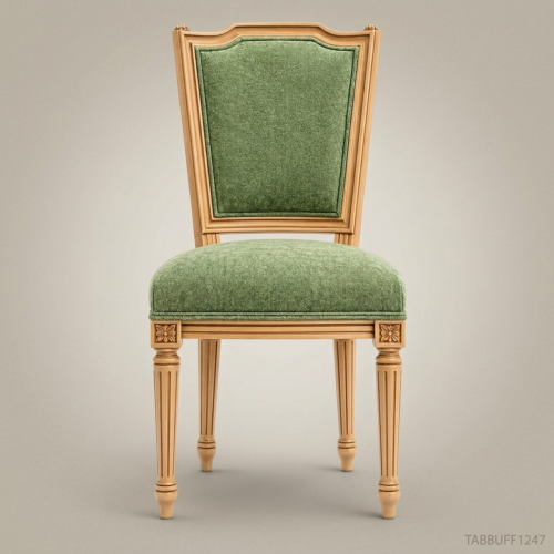 كرسي طعام مُنجَّد من Brass & Wood