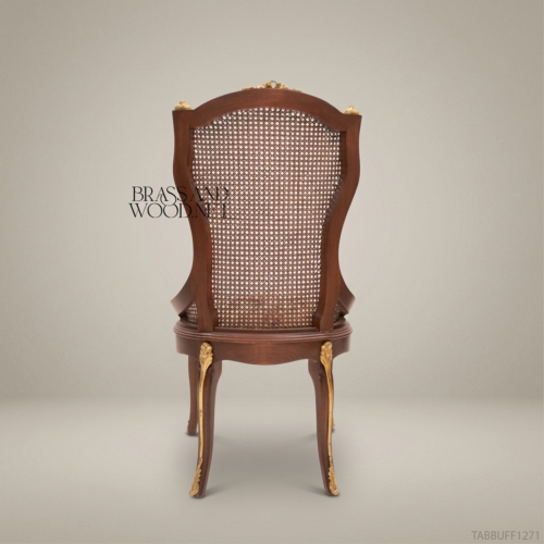 Louis XV Marquetry & Cane Dining Suite 45
