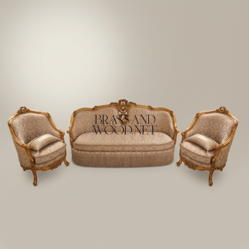 Rococo Gilt Carved Salon Suite 01