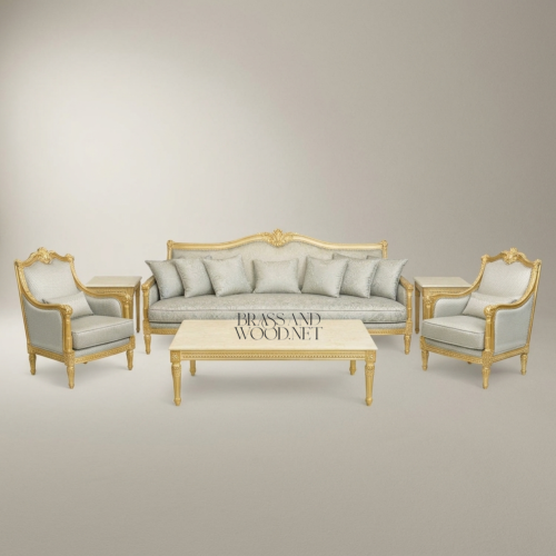 Louis XVI Gilt Heritage Salon Set 01