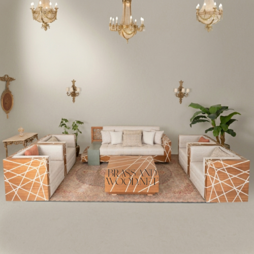 Geometric Inlay Heritage Salon Set 01