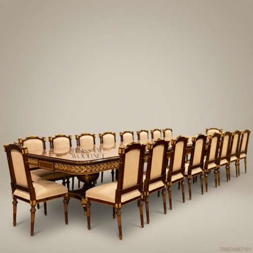 Empire Gilt Garland Dining Suite 01